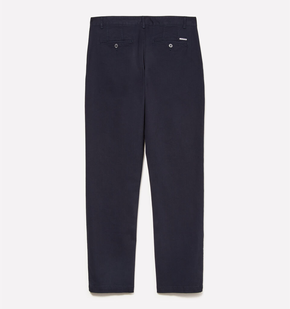 Pantalon chino bleu foncé - pantalons chinos pour homme - Bleu Foncé | Sisley image number 2